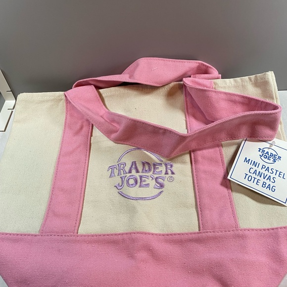 Trader Joe’s Mini Canvas Tote Bag - Picture 1 of 1